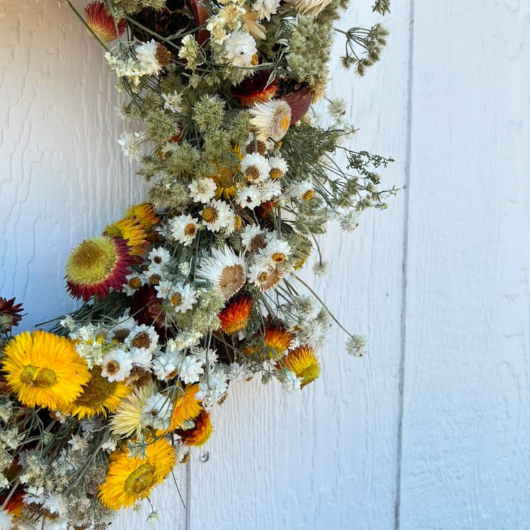 Dried Flower Wreath - #272