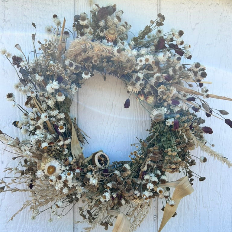 Dried Flower Wreath - #273