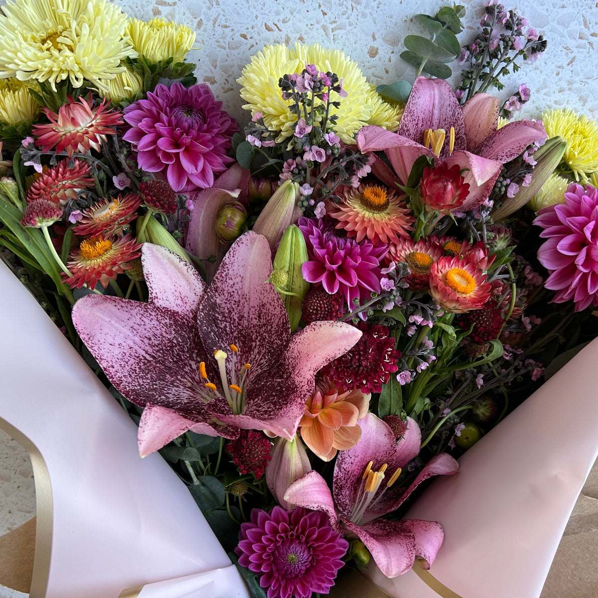 Head Over Heels - Hand Tied Bouquet