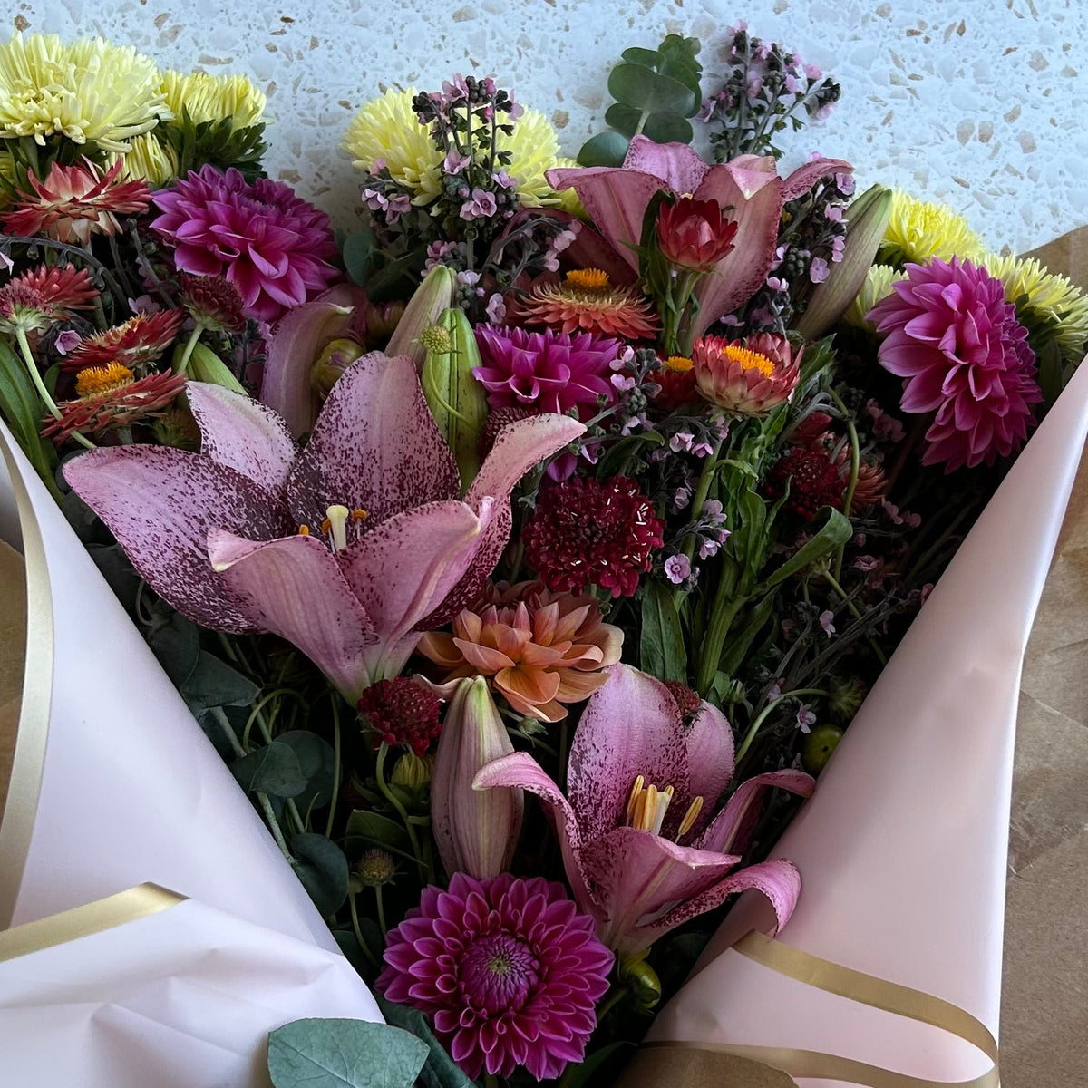 Head Over Heels - Hand Tied Bouquet