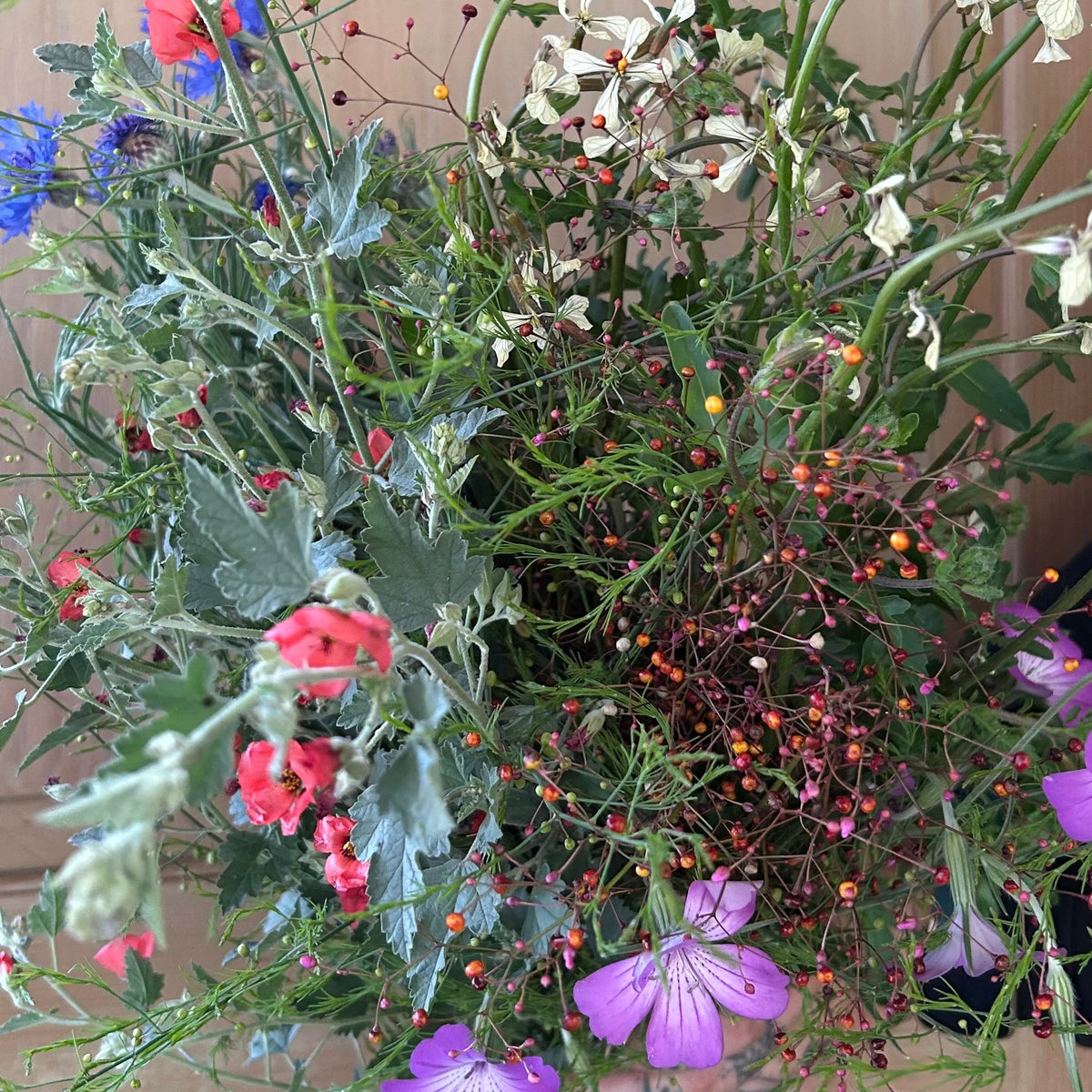 DIY Bucket of Filler & Greenery