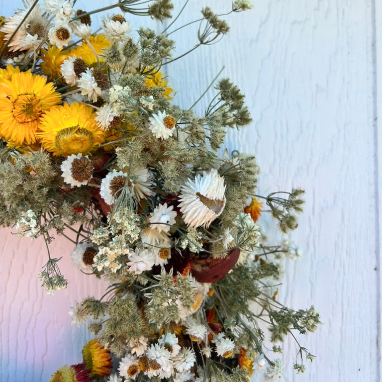 Dried Flower Wreath - #272
