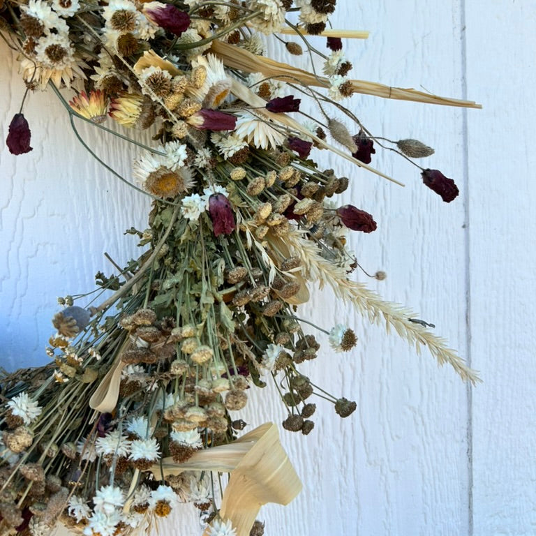 Dried Flower Wreath - #273