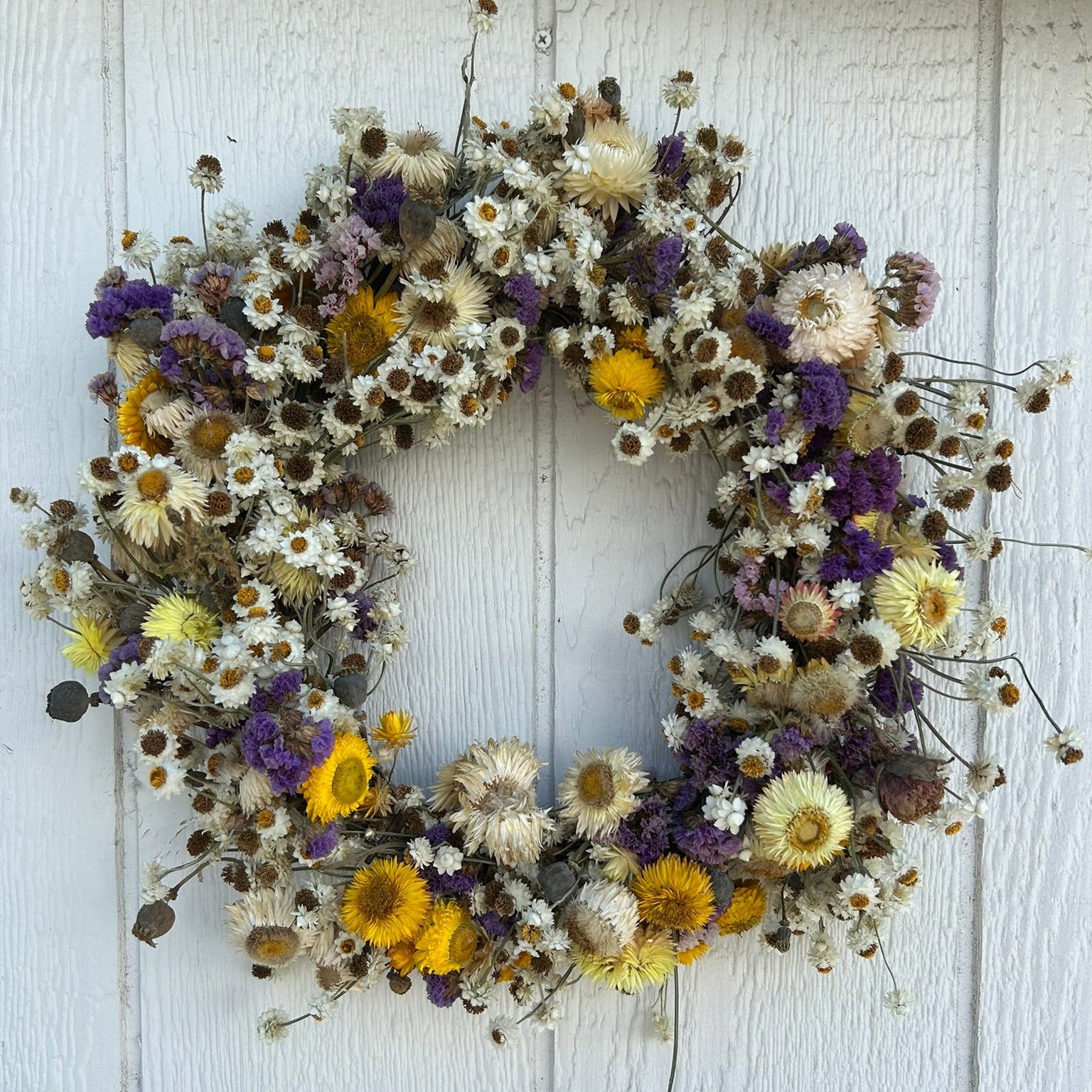 Dried Flower Wreath - #262