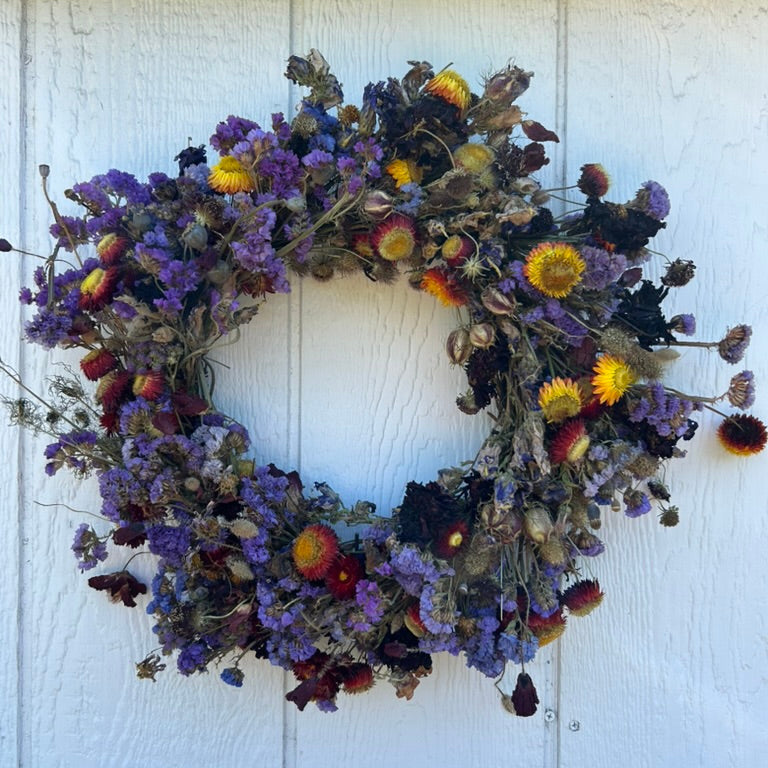 Dried Flower Wreath - #264