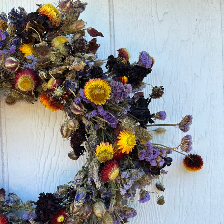 Dried Flower Wreath - #264