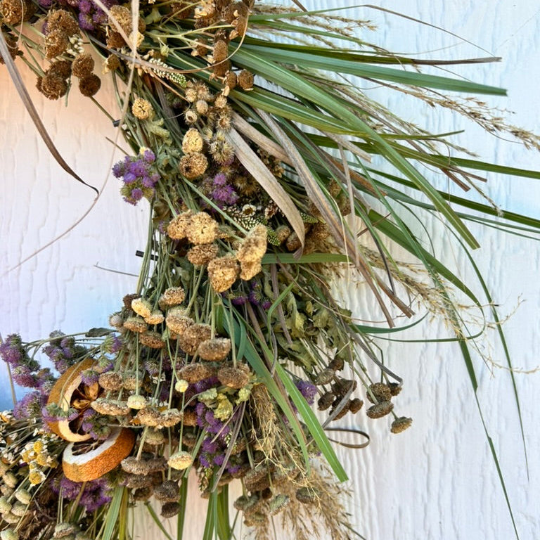 Dried Flower Wreath - #270