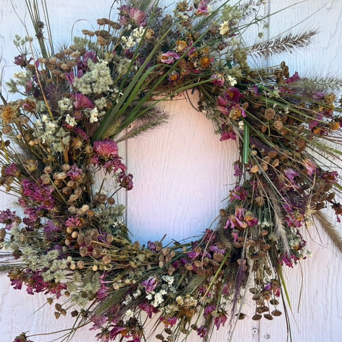 Dried Flower Wreath - #271