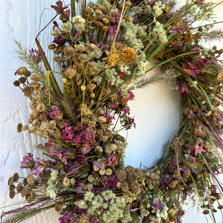 Dried Flower Wreath - #271