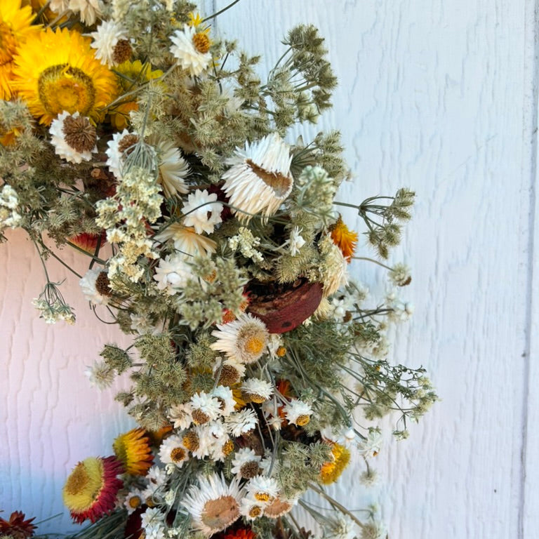 Dried Flower Wreath - #272