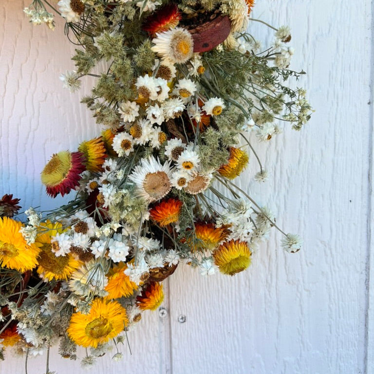 Dried Flower Wreath - #272