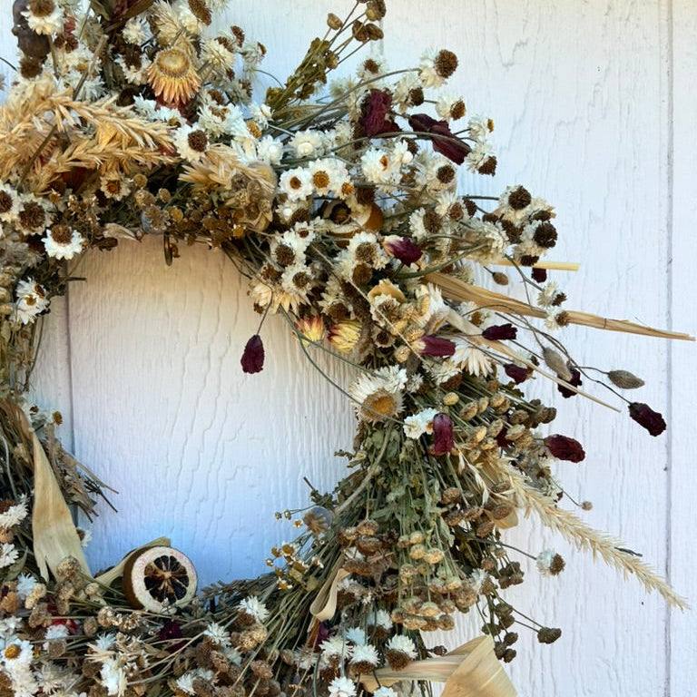 Dried Flower Wreath - #273
